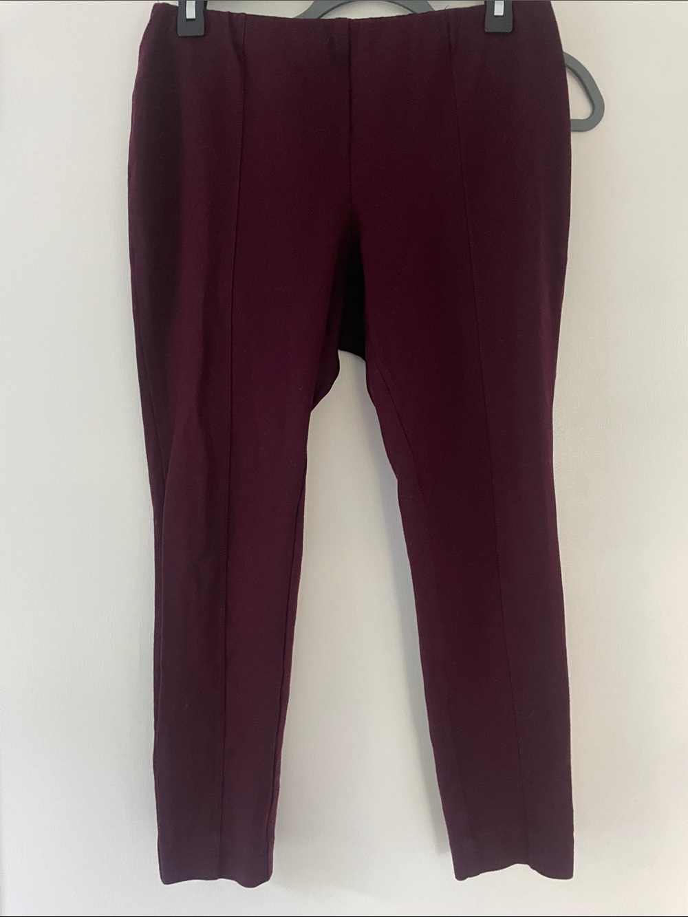 J. Jill Stretch Ponte Legging in Plum, Petite M